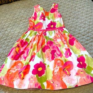 Gymboree girls floral dress with petticoat